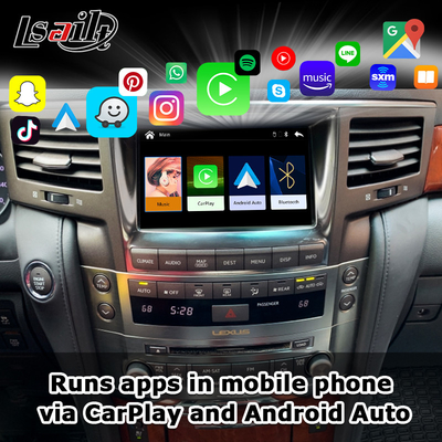 Draadloze CarPlay-interface voor Lexus LX570 2013-2015 LX460d GX460 GX400 Navigatie Android Auto Box door Lsailt