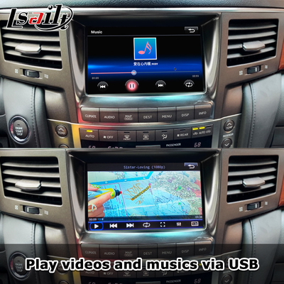 Draadloze CarPlay-interface voor Lexus LX570 2013-2015 LX460d GX460 GX400 Navigatie Android Auto Box door Lsailt
