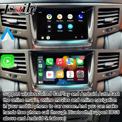 Draadloze CarPlay-interface voor Lexus LX570 2013-2015 LX460d GX460 GX400 Navigatie Android Auto Box door Lsailt