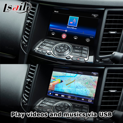 Lsailt CarPlay Interface voor Infiniti QX70 FX50 FX35 FX37 2011-2018 Android Auto Decoder, Pin to Pin Installatie