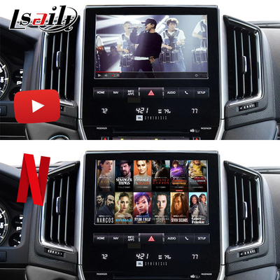CarPlay Android Multimedia Video Interface met YouTube, NetFlix, YouTube,Google Map voor Land Cruiser LC200