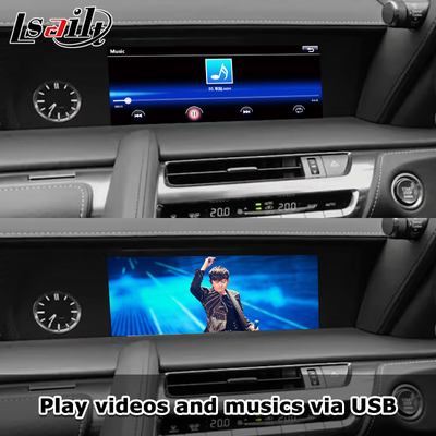 Draadloze CarPlay-interface Android Auto GPS-navigatie voor Lexus LC500h 2017-huidige NX LX LS GS door Lsailt