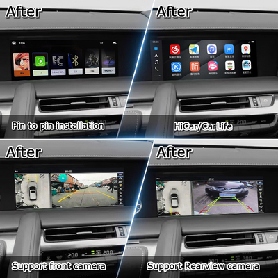 Draadloze CarPlay-interface Android Auto GPS-navigatie voor Lexus LC500h 2017-huidige NX LX LS GS door Lsailt