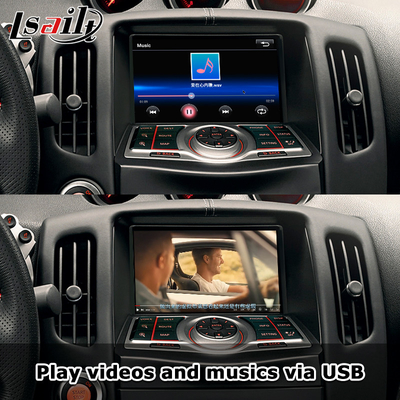 Lsailt Carplay Interface Box voor Nissan 370Z 2010-2020 Android Auto Support Voice Command, stuurbediening