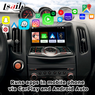 Lsailt Carplay Interface Box voor Nissan 370Z 2010-2020 Android Auto Support Voice Command, stuurbediening