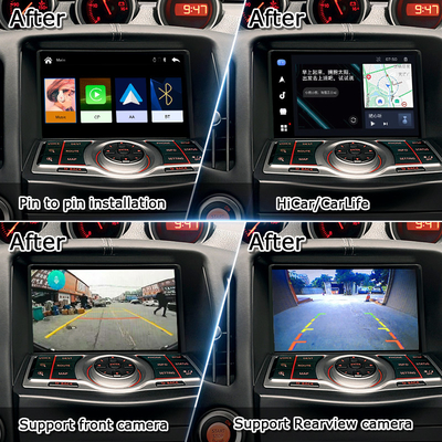 Lsailt Carplay Interface Box voor Nissan 370Z 2010-2020 Android Auto Support Voice Command, stuurbediening