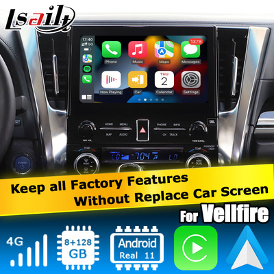 Toyota Alphard Vellfire AH30 serie Android Carplay interface box Qualcomm 6125 8+128GB
