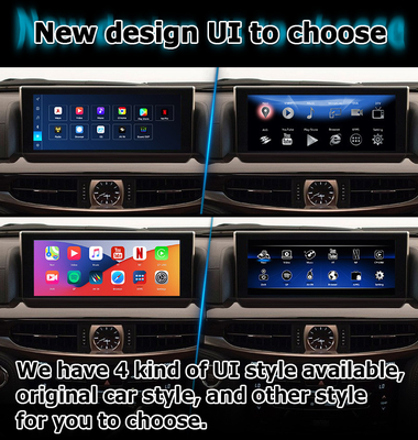 Lexus LX570 LX450d Android video-interface ondersteuning carplay Android auto Qualcomm 8+128GB Android 11