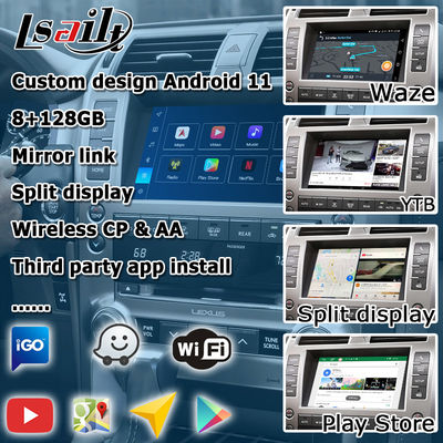 Lexus GX460 Android 13 multimedia Carplay Android Auto video-interface