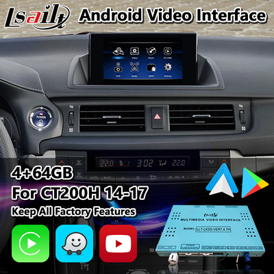 Lsailt Android Video Interface voor Lexus CT200h CT F Sport Muis Control 2014-2017