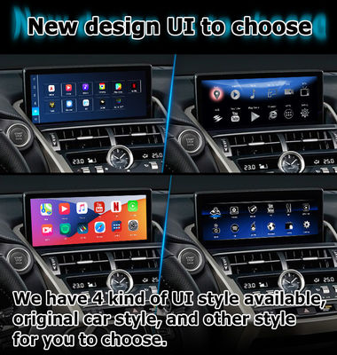 Qualcomm basis Android 13 8+128GB Lexus NX300 NX300h NX200t Android carplay video-interface