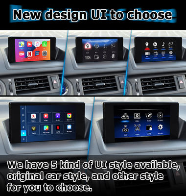 Lexus CT200h Android 13 video-interface carplay android auto basis op Qualcomm 8+128GB