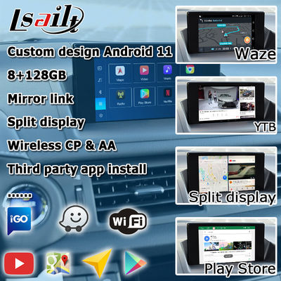 Lexus CT200h Android 13 video-interface carplay android auto basis op Qualcomm 8+128GB