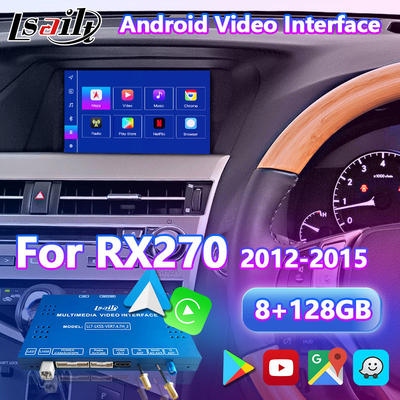 Lsailt 8+128GB Android Multimedia Video Interface voor 2012-2015 Lexus RX270 RX350 RX450h