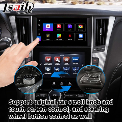 GPS carplay interface, 8+128GB Android 11 navigatiebox interface voor Infiniti Q50 / Q60