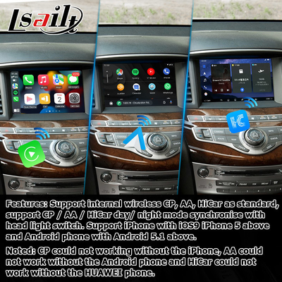 Infiniti QX60 GPS Android auto Carplay Navigatiesysteem Multimedia Interface Android 13 8+128GB