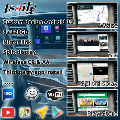 Infiniti QX60 GPS Android auto Carplay Navigatiesysteem Multimedia Interface Android 13 8+128GB