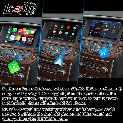 Nissan Pathfinder Andorid 11 Carplay Android auto navigatiesysteem Online navigatie Video spelen