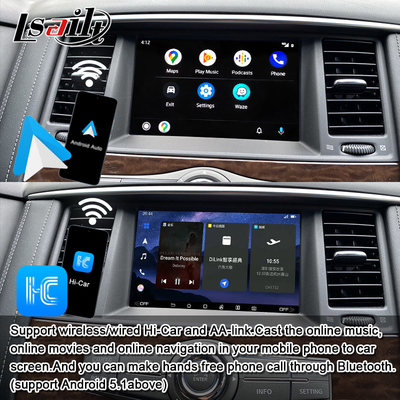 Lsailt Smart Infotainment Module voor Nissan Patrol 2017-2019 In-Car Multimedia Integratie Systemen inclusief CarPlay