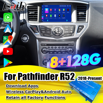 Lsailt 8GB Android Multimedia Interface voor Nissan Pathfinder R52 2018-Patrol Carplay Android Auto Wireless Module