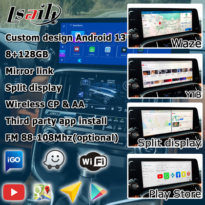 Lexus LX600 LX700h 2022 Android multimedia video interface gebaseerd op Qualcomm 6125 8+128 Android 13