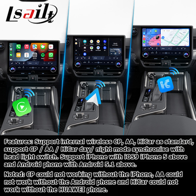 Lexus GX550 GX550h Anroid 13 video-interface gebaseerd op Qualcomm 6125 8+128GB