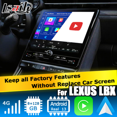 Lexus LBX 2023 presenteert Android 13 Qualcomm 6125 basis 8+128GB video interface
