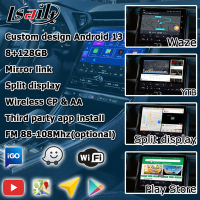Lexus LBX 2023 presenteert Android 13 Qualcomm 6125 basis 8+128GB video interface