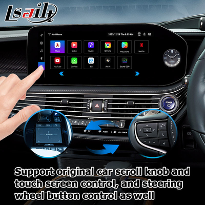 Lexus LS500h LS500 LS350 2022 Android 13 video-interface 8+128GB gebaseerd op Qualcomm