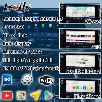 Lexus TX550h+ TX350 TX500h Android 13 video-interface met Octa core 2.0Ghz 8+128GB carplay
