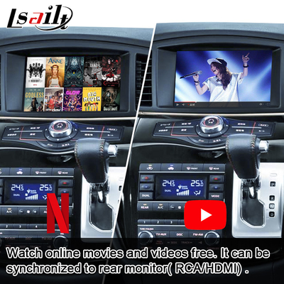 Android 13 8G Android Smart Infotainment Module voor Nissan Elgrand E52 2010- Inclusief CarPlay, YouTube, hoofdsteun scherm