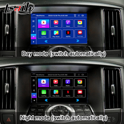 Lsailt 8G CarPlay&Android Video Interface voor Nissan Maxima 09-15 Infiniti G37 met Google, YouTube, NetFlix