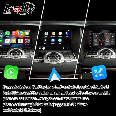 Lsailt 8G CarPlay&Android Video Interface voor Nissan Maxima 09-15 Infiniti G37 met Google, YouTube, NetFlix