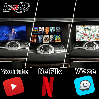 Lsailt 8G CarPlay&Android Video Interface voor Nissan Maxima 09-15 Infiniti G37 met Google, YouTube, NetFlix
