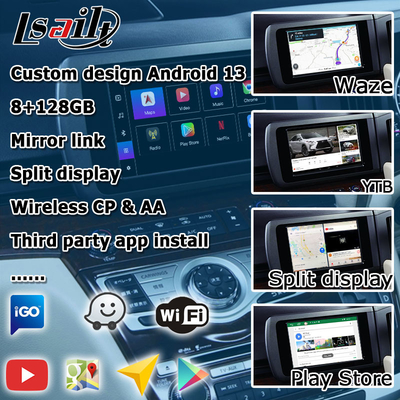Nissan Elgrand E51 serie 3 Android 13 Qualcomm 8+128GB Carplay Android Auto video-interface