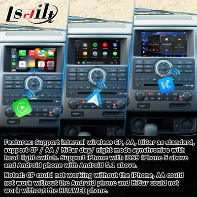 Nissan Armada TA60 fabrieksstijl Android multimedia video-interface, draadloze ondersteuning Carplay Android Auto