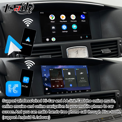 8G Qualcomm Android Multimedia Interface voor Infiniti Q70 M45 M25 2010- Draadloze CarPlay Box, Android Auto, NetFlix