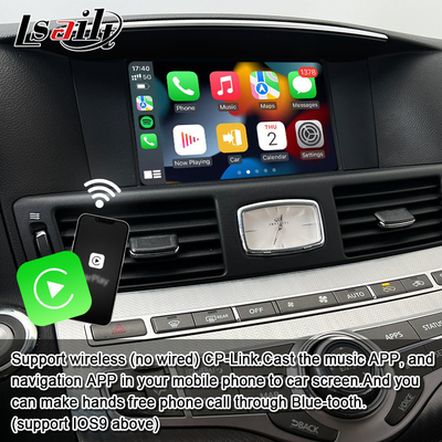 8G Qualcomm Android Multimedia Interface voor Infiniti Q70 M45 M25 2010- Draadloze CarPlay Box, Android Auto, NetFlix