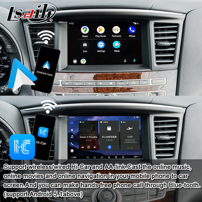 Lsailt 8G Android Multimedia Interface voor Infiniti QX60 JX35 2011-2020 Geïntegreerde draadloze CarPlay, Android Auto