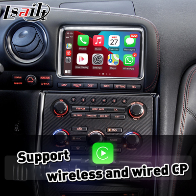 Lsailt Android Auto CP AA OEM Integratie Video Interface Carplay voor Nissan GTR GT-R R35 2011-2016