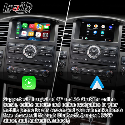 OEM-integratie draadloze Apple CarPlay-interface voor Navara D40 Nissan Pathfinder R51 2010-2016 Android Auto,Plug and Play, Mirror Link