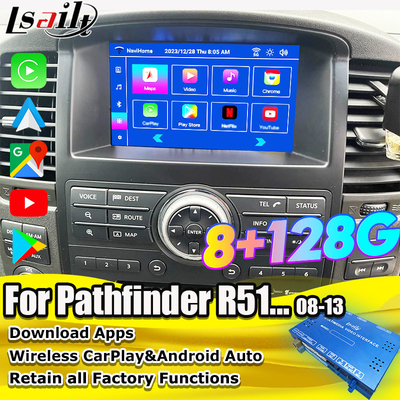 Lsailt OEM Integratie Android Multimedia Video Interface voor Pathfinder R51 Nissan Navara D40 CarPlay&Android Auto Retrofit