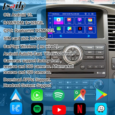 Lsailt OEM Integratie Android Multimedia Video Interface voor Pathfinder R51 Nissan Navara D40 CarPlay&Android Auto Retrofit