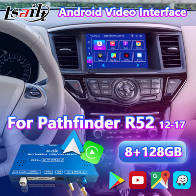 Lsailt Android-video-interface voor Nissan Pathfinder R52 met draadloze Carplay Android Auto