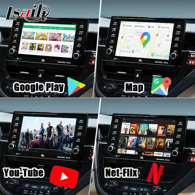 Lsailt 8G Wireless CarPlay Android Infotainment Module voor Toyota Camry TOUCH3 2018-2021 Sienna Ondersteuning YouTube, NetFlix, 360 camera's