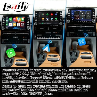 8 auto carplay video de interface videointerface van duimandroid voor aanraking 3 van Toyota avalon het heden van 2018