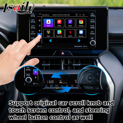 Toyota Harrier Venza Android 13 multimedia video-interface 2019-present draadloos carplay android auto
