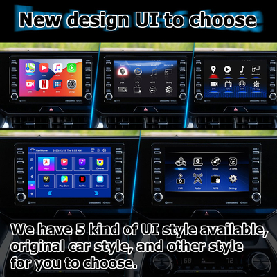 Toyota Harrier Venza Android 13 multimedia video-interface 2019-present draadloos carplay android auto