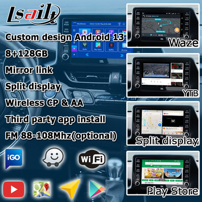 Toyota C-HR CHR Android 13 multimedia-interface met draadloze Android auto carplay