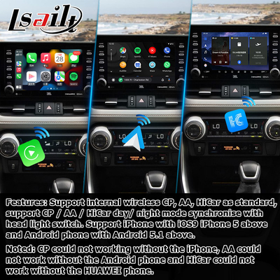 8+128GB Android 13 Carplay Android-interface Voor Toyoat RAV4 2019 To Present Touch N Go 3